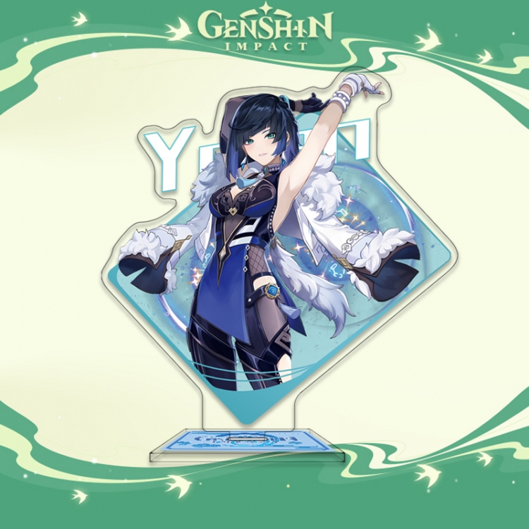 Genshin Impact Anime characters acrylic Standing Plates Keychain 16cm
