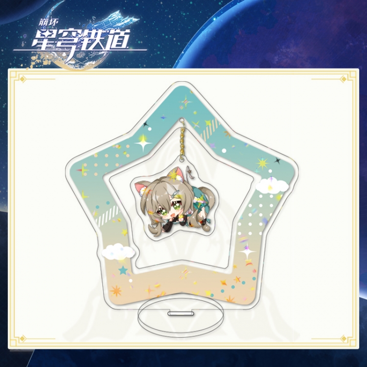 Honkai: Star Rail Anime character acrylic star sign  Standing Plates