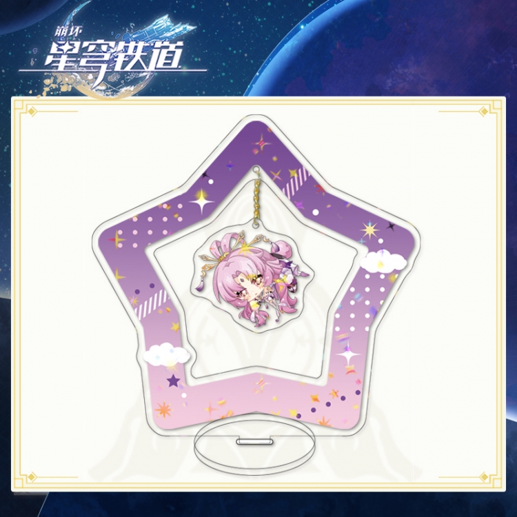 Honkai: Star Rail Anime character acrylic star sign  Standing Plates
