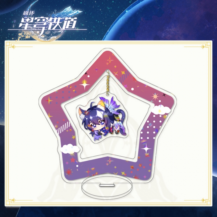 Honkai: Star Rail Anime character acrylic star sign  Standing Plates