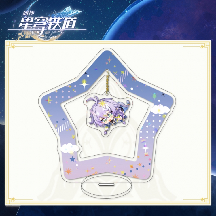 Honkai: Star Rail Anime character acrylic star sign  Standing Plates