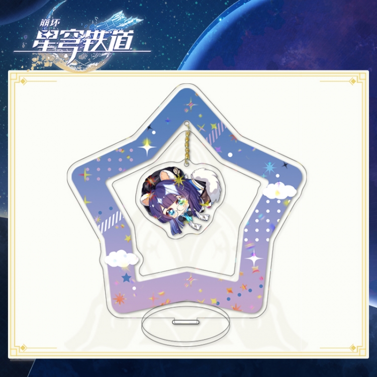 Honkai: Star Rail Anime character acrylic star sign  Standing Plates