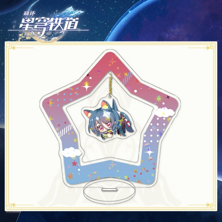 Honkai: Star Rail Anime character acrylic star sign  Standing Plates