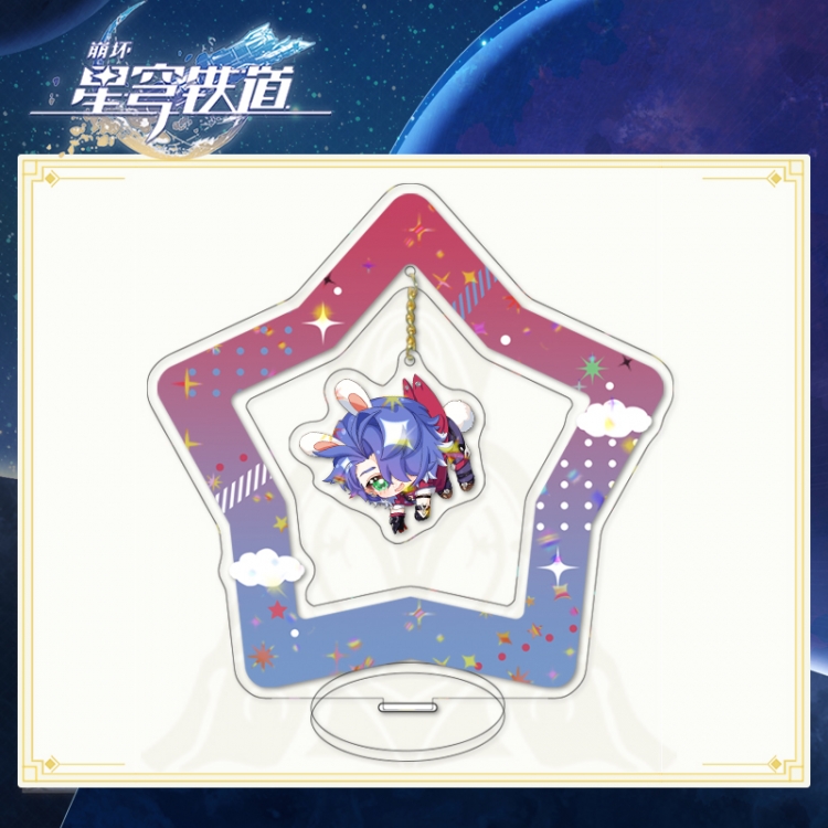 Honkai: Star Rail Anime character acrylic star sign  Standing Plates