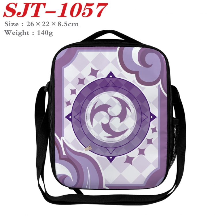 Genshin Impact Anime Lunch Bag Crossbody Bag 26x22x8.5cm