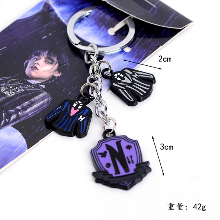 Black Wednesday Anime Surrounding 3 Pendant Keychain Pendant