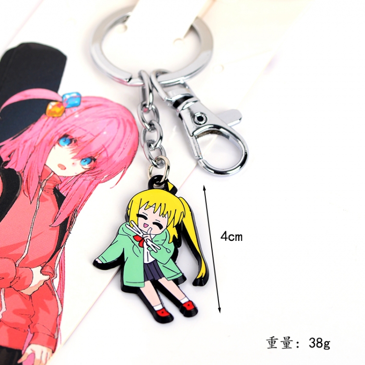 Bocchi the Rock Anime peripheral metal keychain pendant price for 5 pcs