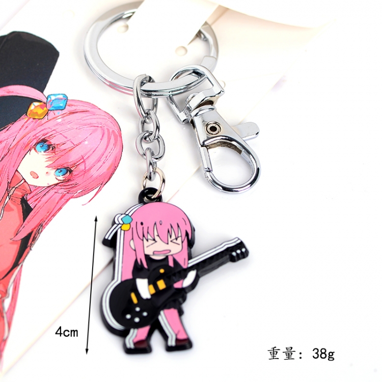 Bocchi the Rock Anime peripheral metal keychain pendant price for 5 pcs