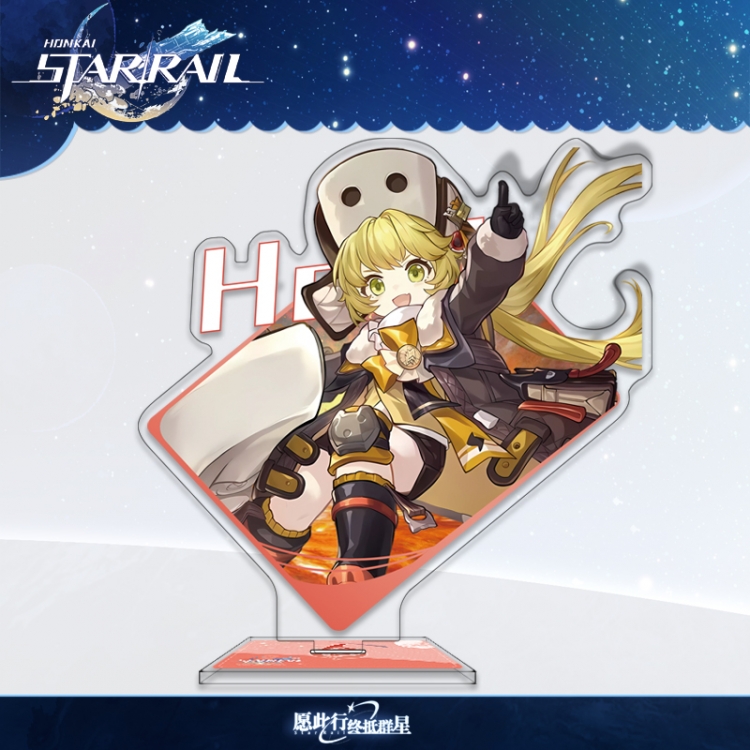 Honkai: Star Rail Anime characters acrylic Standing Plates Keychain 16cm