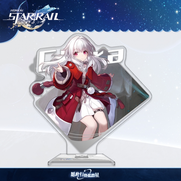 Honkai: Star Rail Anime characters acrylic Standing Plates Keychain 16cm