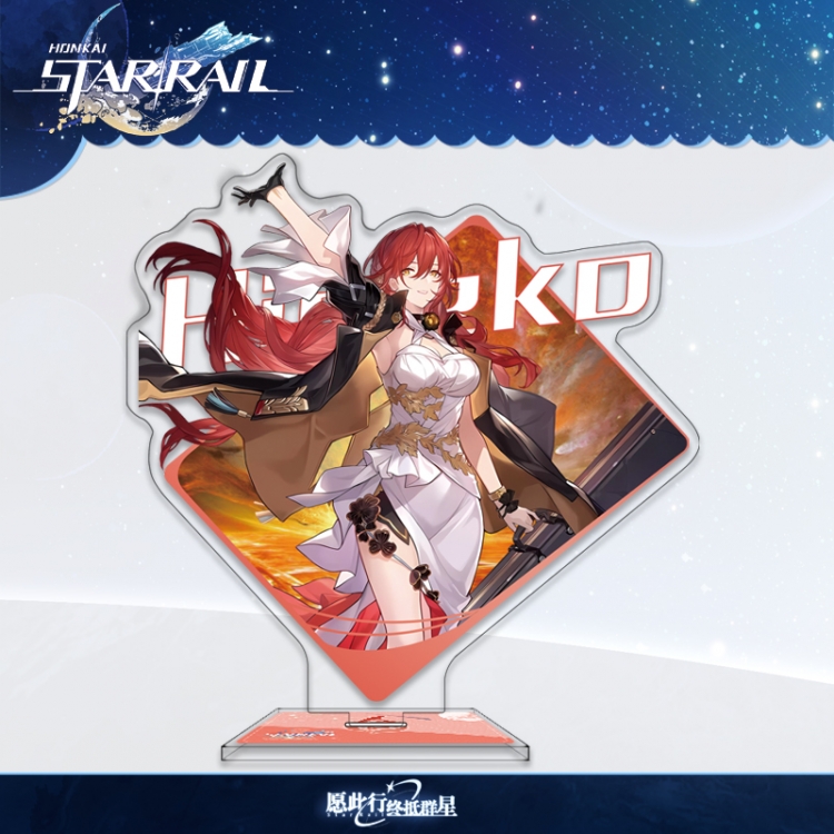 Honkai: Star Rail Anime characters acrylic Standing Plates Keychain 16cm