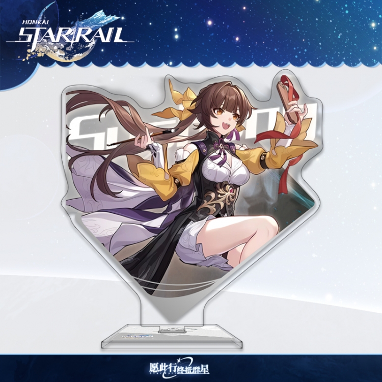 Honkai: Star Rail Anime characters acrylic Standing Plates Keychain 16cm