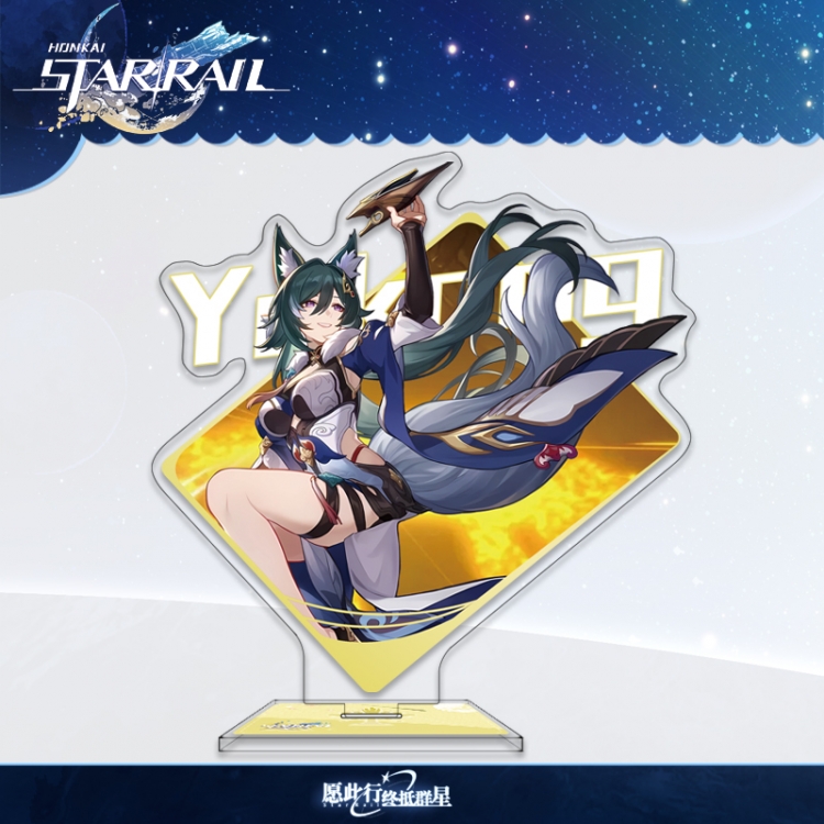 Honkai: Star Rail Anime characters acrylic Standing Plates Keychain 16cm