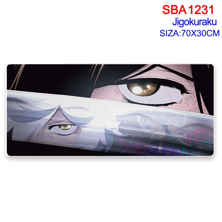 JigokuRaku Animation peripheral locking mouse pad 70X30cm SBA-1231-2