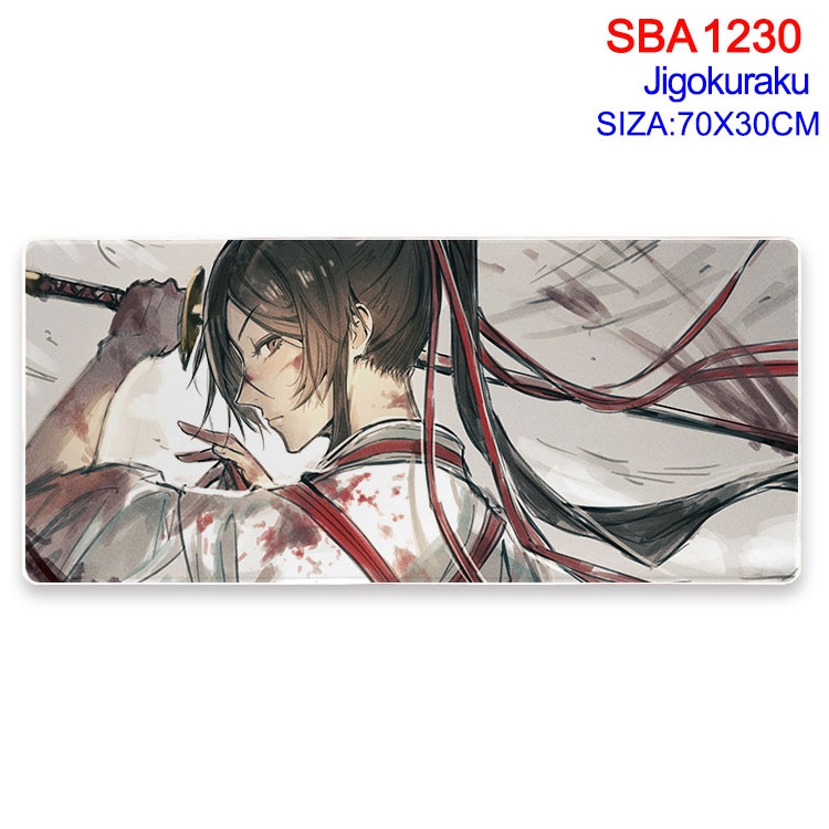 JigokuRaku Animation peripheral locking mouse pad 70X30cm SBA-1230-2