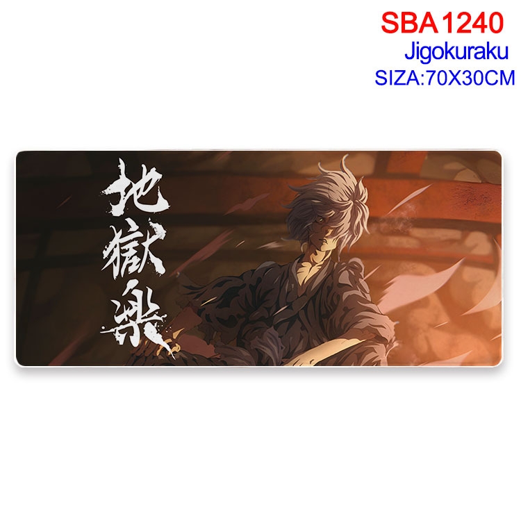 JigokuRaku Animation peripheral locking mouse pad 70X30cm SBA-1240-2