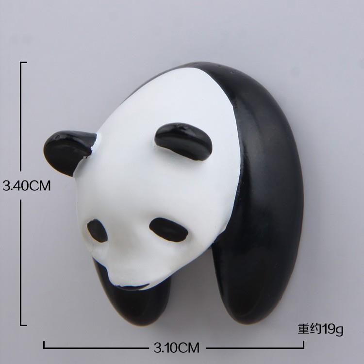 Panda series Stereo magnetic buckle refrigerator stickers  price for 2 pcs
