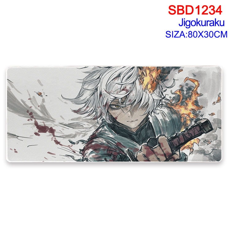 JigokuRaku Animation peripheral locking mouse pad 80X30cm SBD-1234