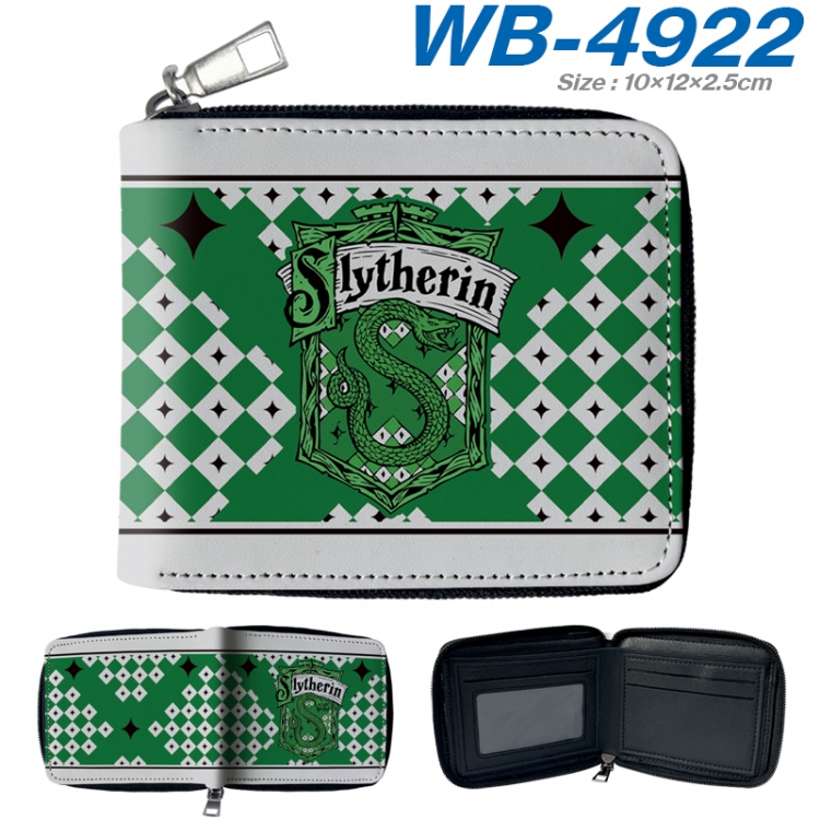 Harry Potter Anime Full Color Short All Inclusive Zipper Wallet 10x12x2.5cm WB-4922A