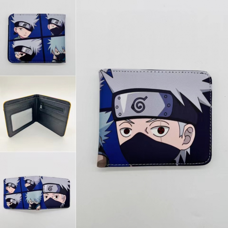 Naruto Full color Two fold short card case wallet 11X9.5CM