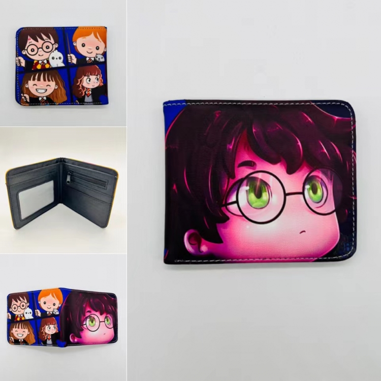 Harry Potter Full color Two fold short card case wallet 11X9.5CM