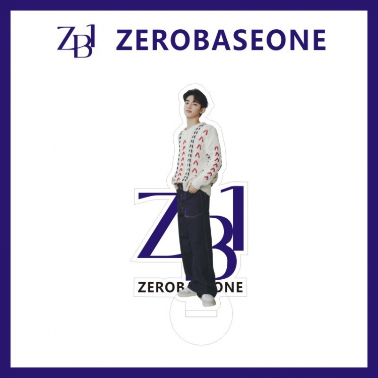 zerobaseone Korean celebrity acrylic double-sided standing sign decoration 11cm price for 2 pcs