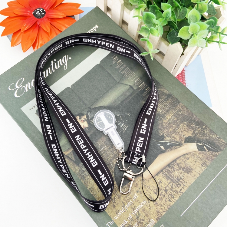 Korean celebrities Mobile phone lanyard concert 38cm OPP packaging price for 5 pcs