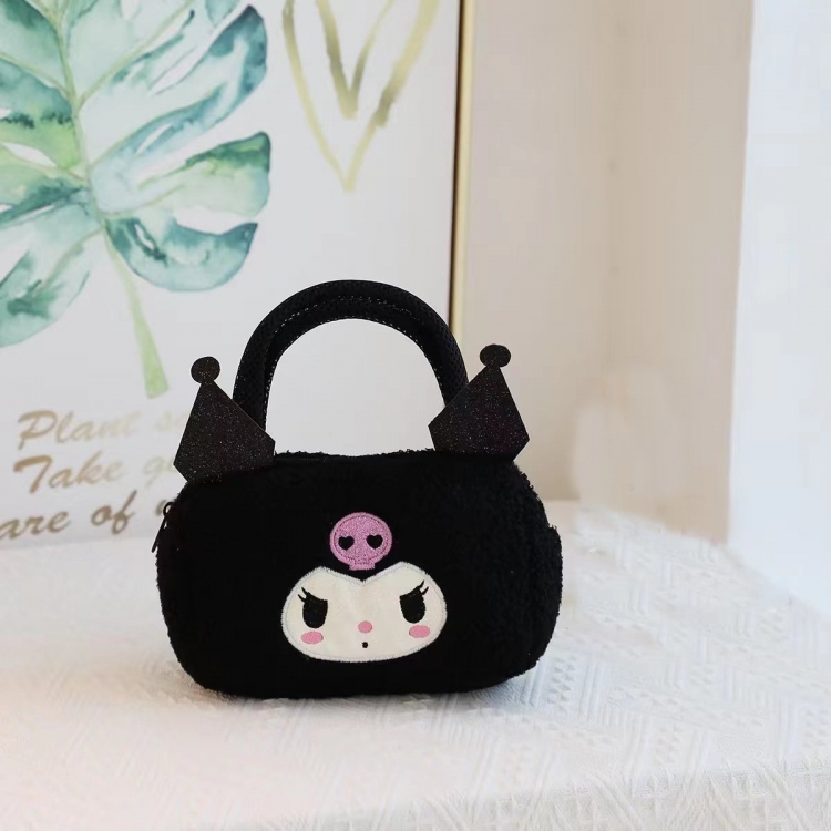 Sanrio Cartoon anime makeup bag carrying bag 15cm price for 2 pcs