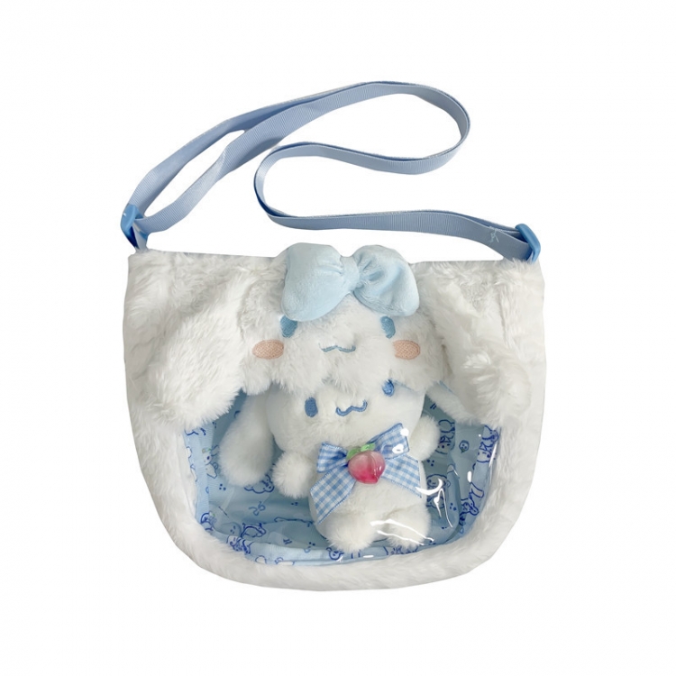 Sanrio Translucent cute shoulder bag plush shoulder bag price for 3 pcs