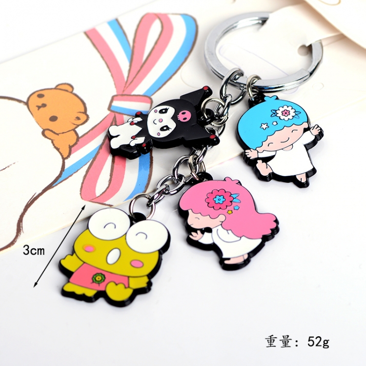 Cinnamoroll Anime cartoon series burning keychain backpack pendant