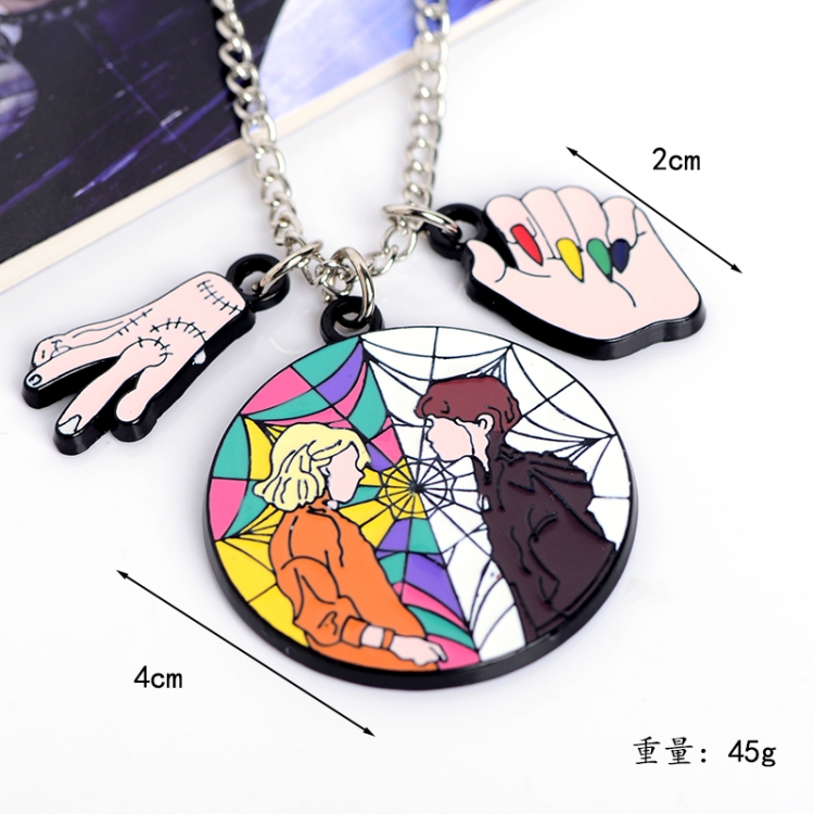 Black Wednesday Anime Surrounding 3 Pendant Necklace Pendant Pendant