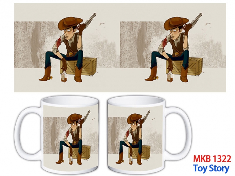 Toy Story Anime color printing ceramic mug cup price for 5 pcs MKB-1322