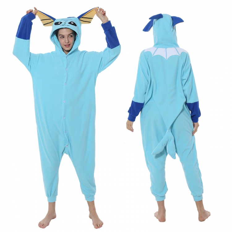 Pokemon COS performance suit one piece pajamas, fleece home suit  from  S to XL