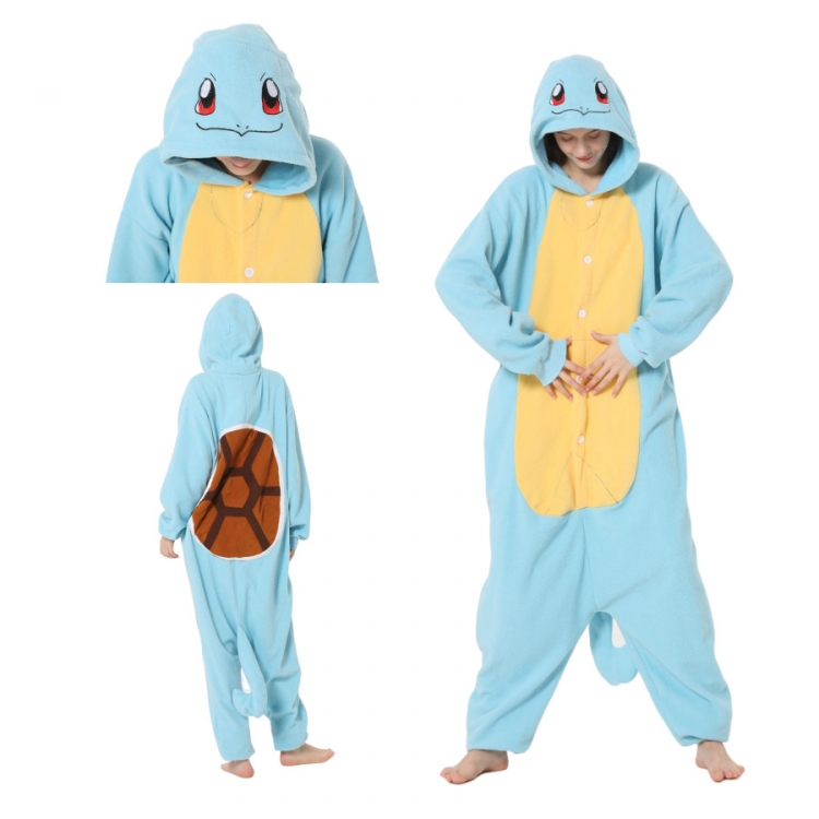 Pokemon COS performance suit one piece pajamas, fleece home suit  from  S to XL