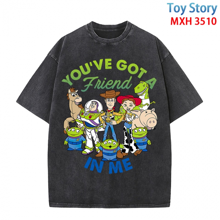Toy Story Anime peripheral pure cotton washed and worn T-shirt from S to 4XL MXH-3510
