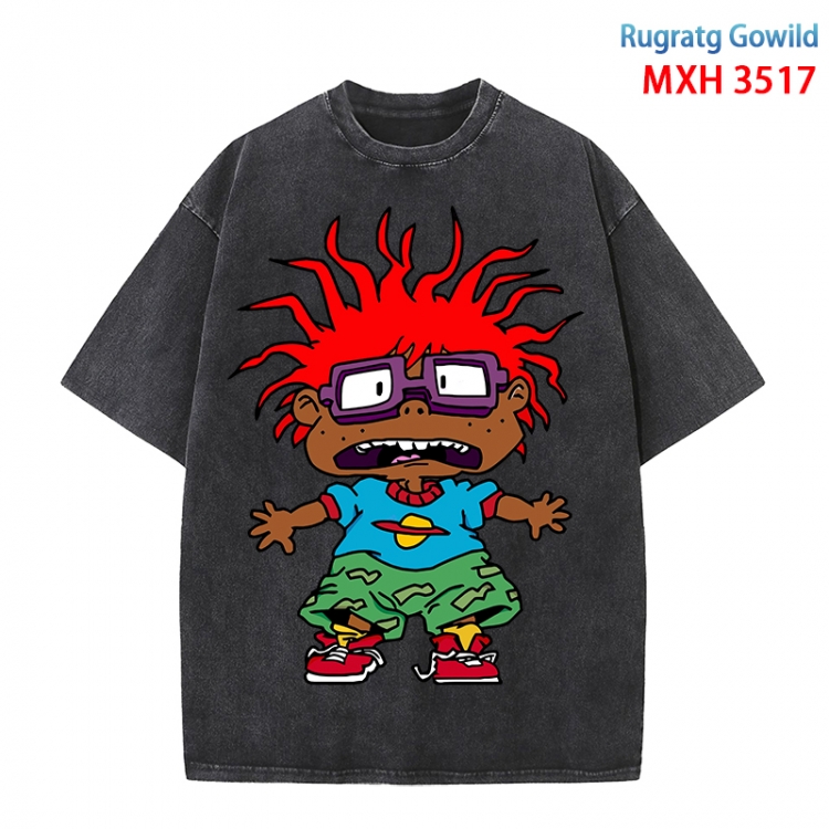 Rugratg Gowild Anime peripheral pure cotton washed and worn T-shirt from S to 4XL MXH-3517