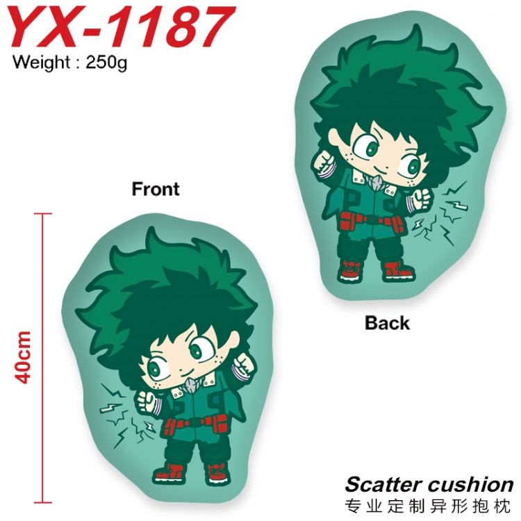 My Hero Academia Crystal plush shaped plush doll pillows and cushions 40CM YX-1187