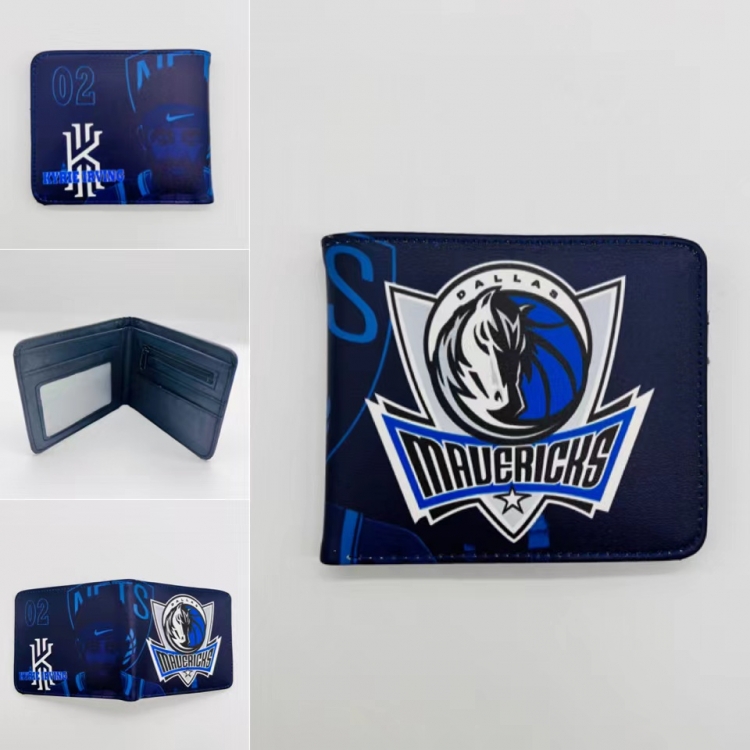 NBA Full color Two fold short card case wallet 11X9.5CM