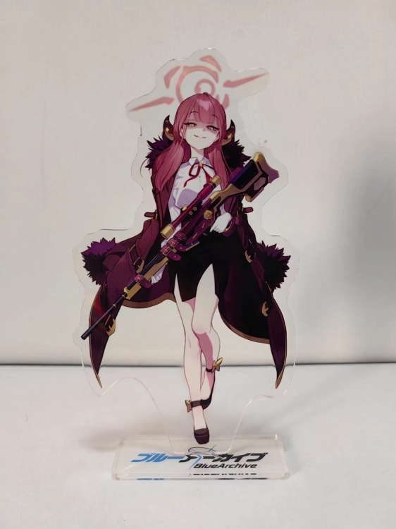 Blue Archive Anime Laser Acrylic Humanoid keychain Standing Plates