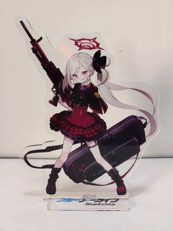 Blue Archive Anime Laser Acrylic Humanoid keychain Standing Plates