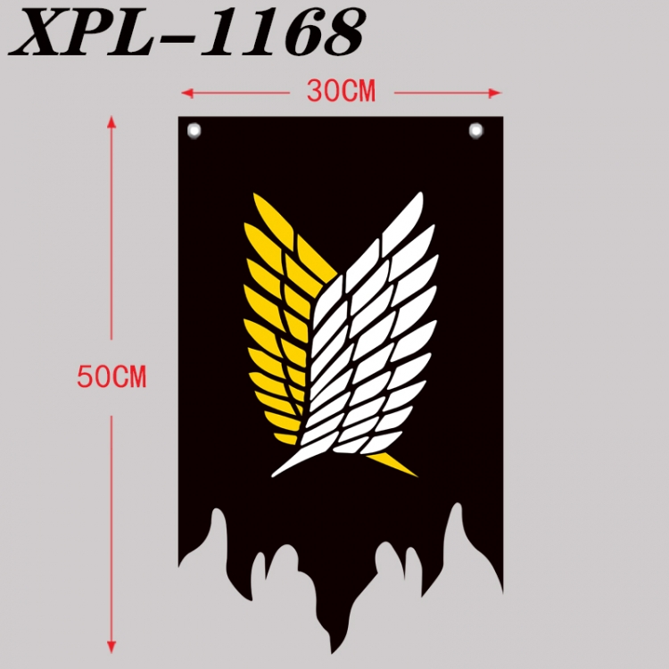 Shingeki no Kyojin Anime Alien Retro Flag Prop 30X50  XPL-1168