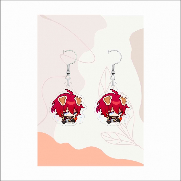Honkai: Star Rail  Anime peripheral acrylic earrings accessories price for 5 pcs