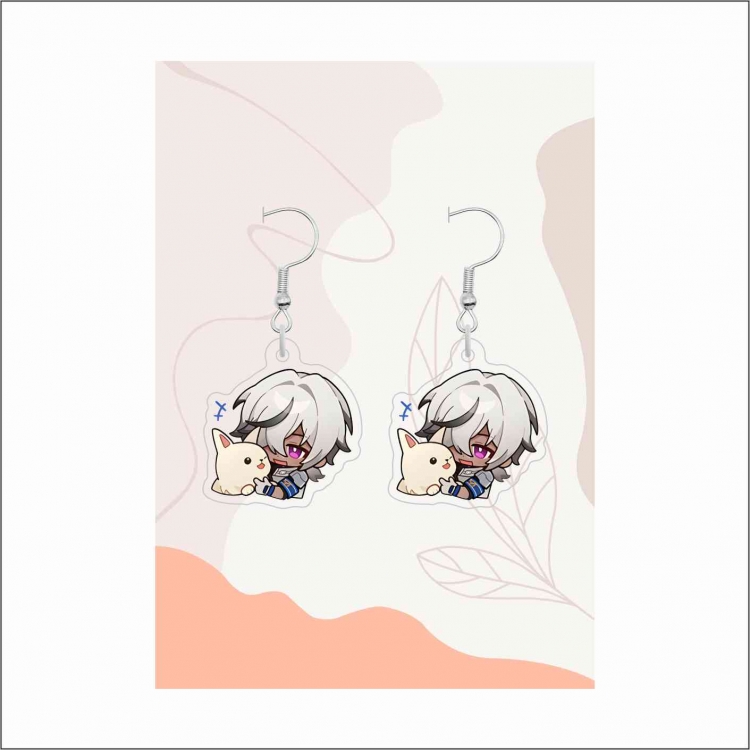 Honkai: Star Rail  Anime peripheral acrylic earrings accessories price for 5 pcs