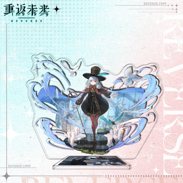 Returning to the Future Anime characters acrylic Standing Plates Keychain 16cm