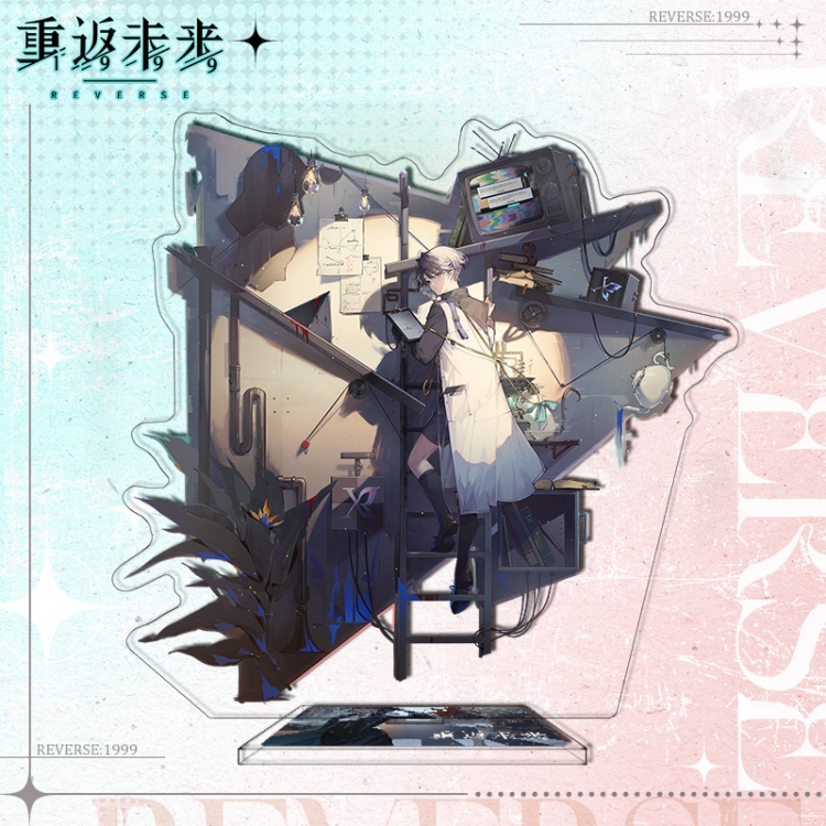 Returning to the Future Anime characters acrylic Standing Plates Keychain 16cm