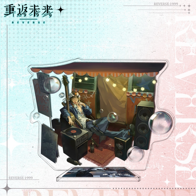 Returning to the Future Anime characters acrylic Standing Plates Keychain 16cm