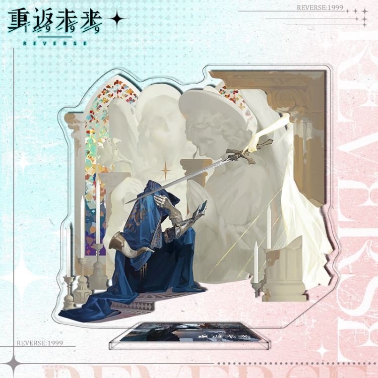 Returning to the Future Anime characters acrylic Standing Plates Keychain 16cm