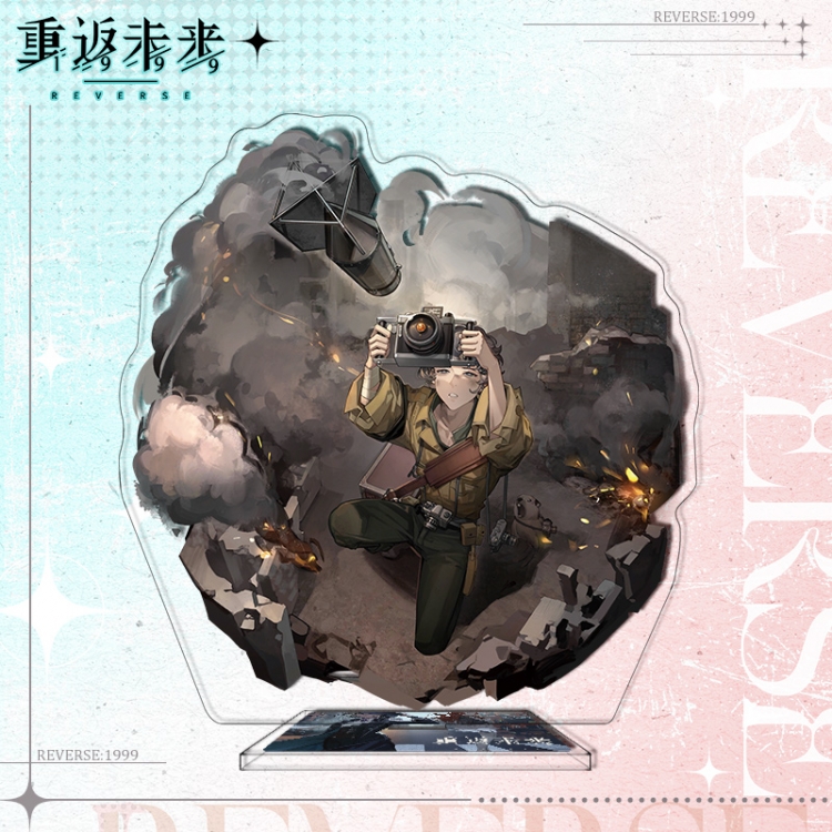 Returning to the Future Anime characters acrylic Standing Plates Keychain 16cm