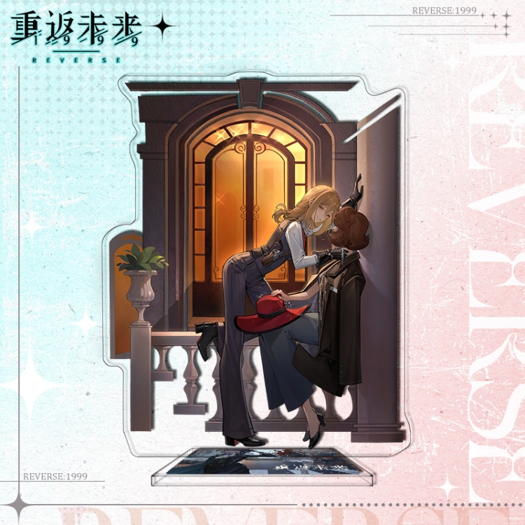 Returning to the Future Anime characters acrylic Standing Plates Keychain 16cm