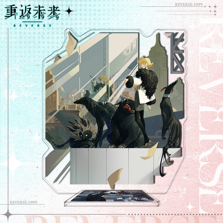 Returning to the Future Anime characters acrylic Standing Plates Keychain 16cm